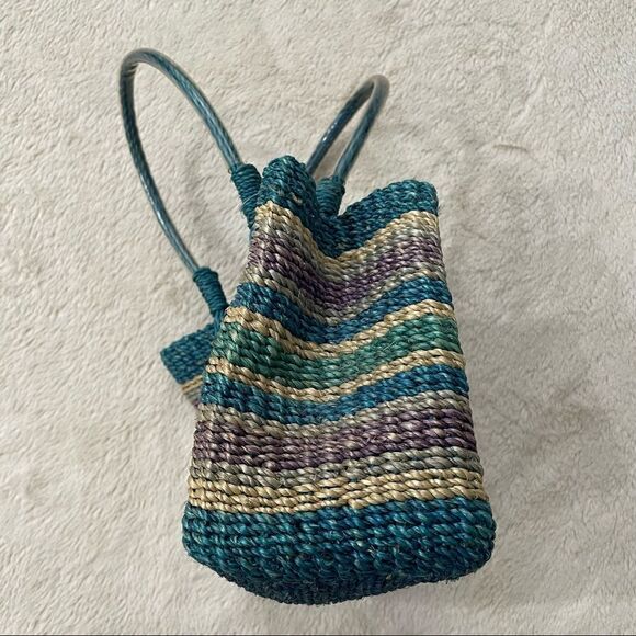 𝅺summer Tompkins Colorful Straw Bag - Picture 12 of 13